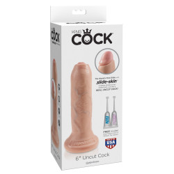 King Cock Gode UNCUT KingCock 15 x 3.8 cm